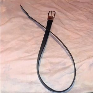 Black and silver polo belt it is a little bent